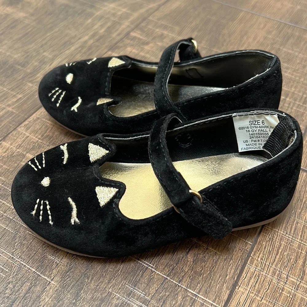 Gymboree Toddler's cat flats fall winter outfits size 6